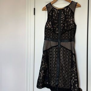 Elegant Black Lace Dress
